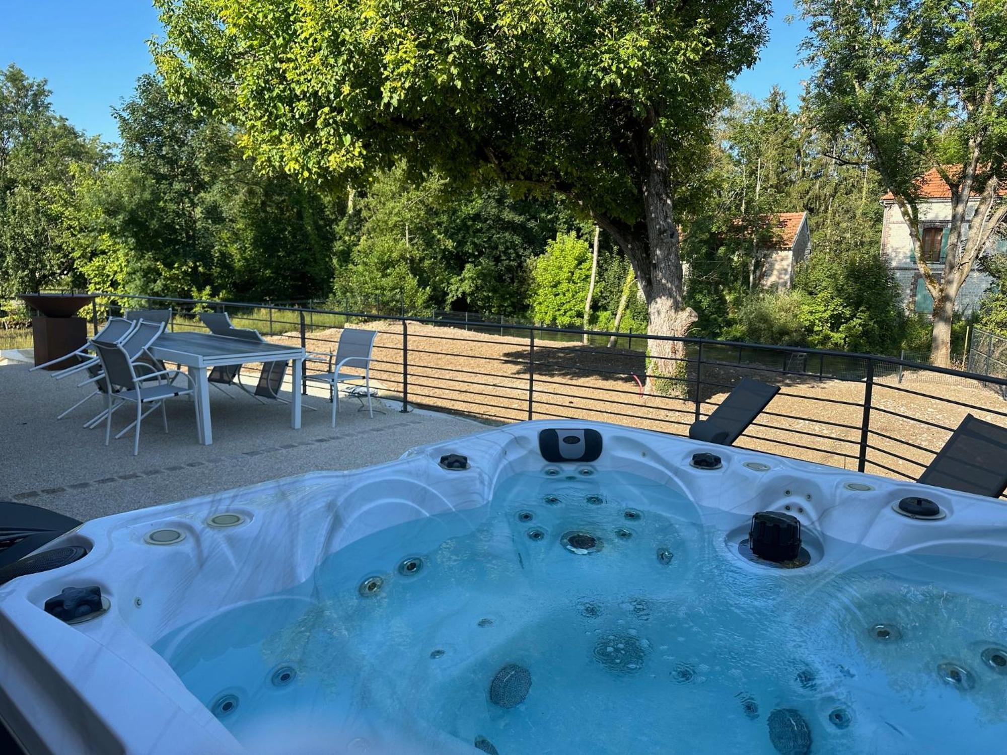 Les Rives Champenoises - Villa De Charme Et Spa Buxeuil  Exterior foto
